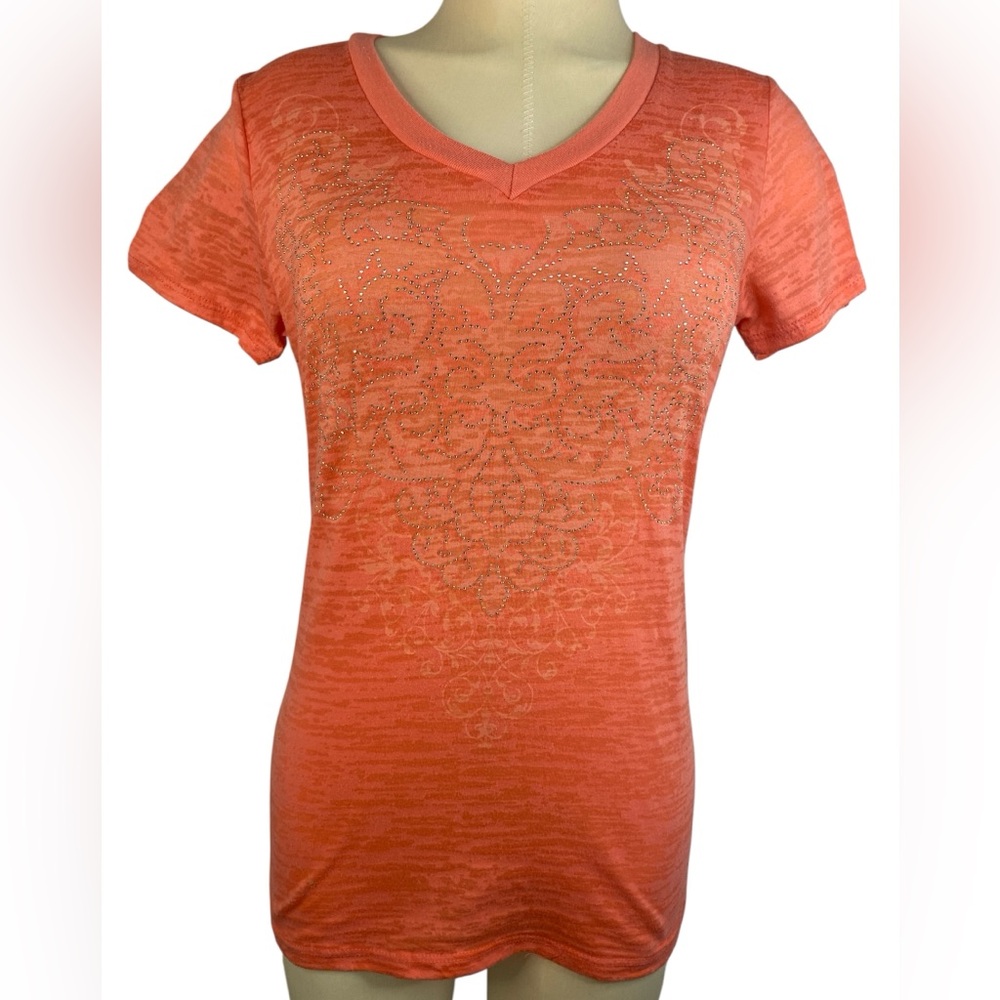 Shyanne Pink V-Neck Top Girls XL